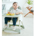 Детский зелёный обеденный стул с мягким съемным чехлом
