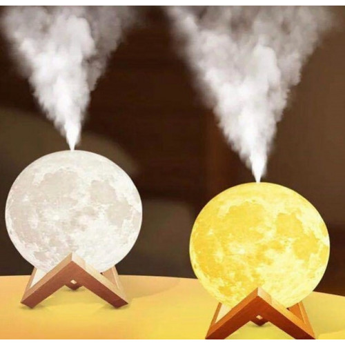 Настольная лампа в форме луны на 15 см с увлажнителем воздуха без батареи