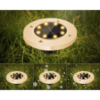 Ландшафтные солнечные фонари для сада / газонов 8LED с белым светом