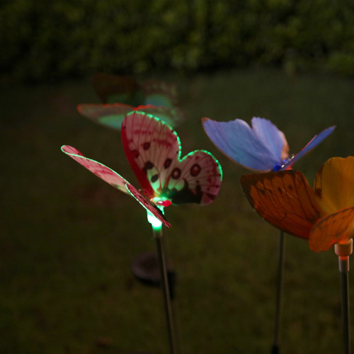 Ландшафтный светодиодный фонарь - бабочка