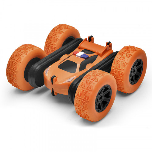 Narıncı rəngli uzaqdan idarə olunan oyuncaq drift maşın Stunt Car