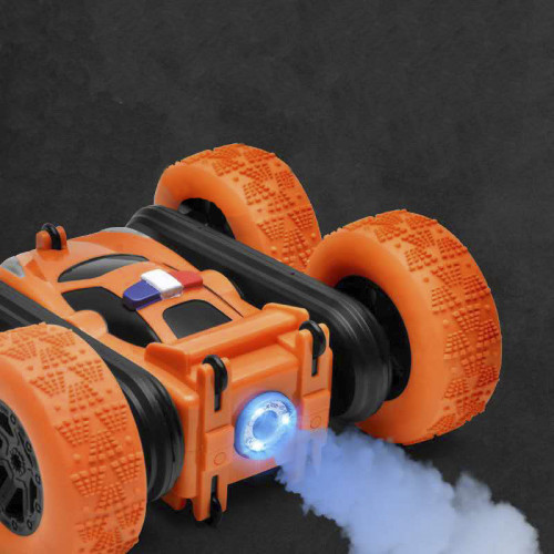 Narıncı rəngli uzaqdan idarə olunan oyuncaq drift maşın Stunt Car