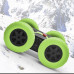 Yaşıl rəngli uzaqdan idarə olunan oyuncaq drift maşın Stunt Car