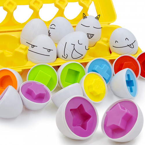 Развивающая игрушка-головоломка Фигурные яйца
