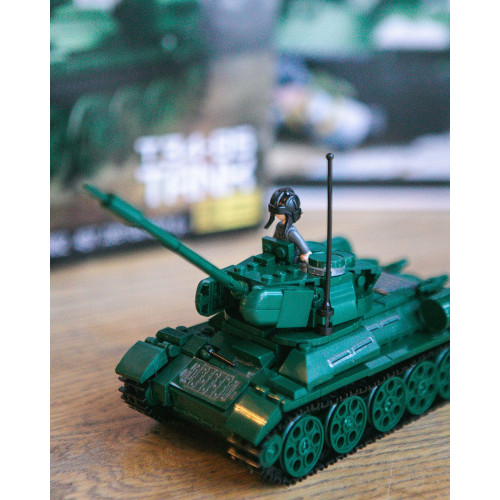 Детский конструктор игрушечный танк