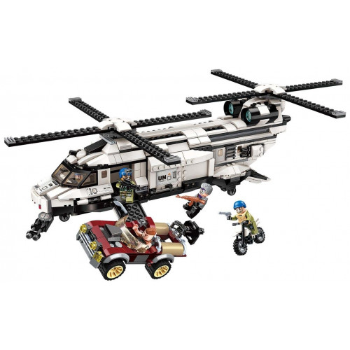 Детский конструктор Военный вертолет Enlighten Brick ( Qman )
