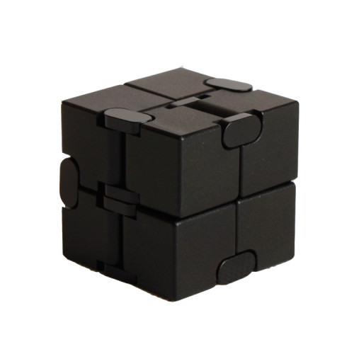 Черная игрушка-антистресс "бесконечный куб"