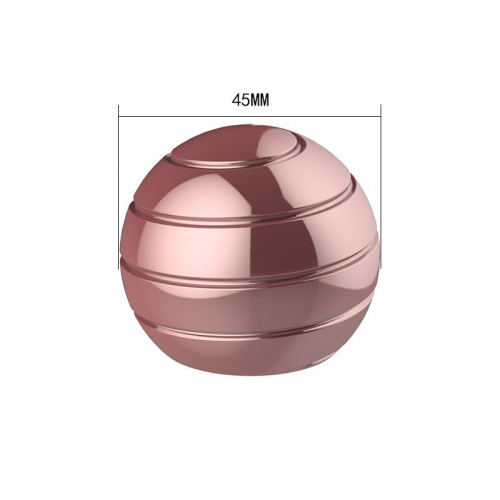Настольный вращающийся розовый шарик / игрушка - антистресс 45мм