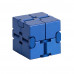 Синяя игрушка-антистресс "бесконечный куб"