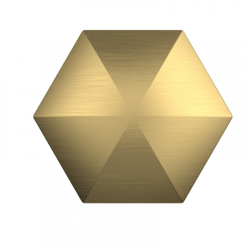 Золотистая кинетическая игрушка - антистресс шестигранник (35гр)