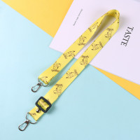 Sarı Pikachu təsvirli asma boyun kəməri / lanyard Sarı Pikachu təsvirli asma boyun kəməri / lanyard