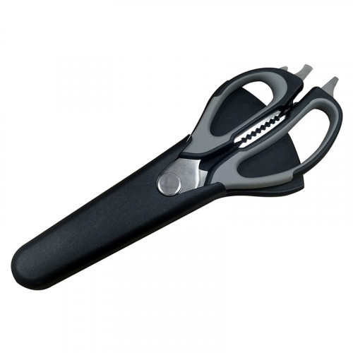 Kухонные ножницы 7 в 1 из нержавеющей стали в черно-сером цвете