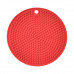 Силиконовая красная подставка - подкладка для стола