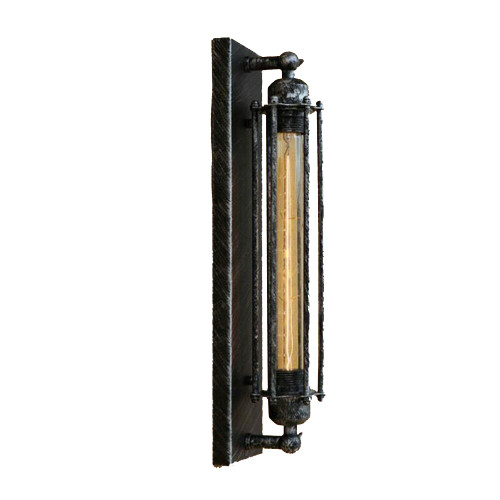 Светильник бра в стиле лофт с серебристым покрытием