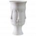 Керамическая белая ваза с лицом ( 10*10 )