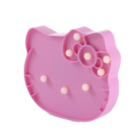 Настольный светильник в форме Hello Kitty розового цвета