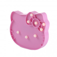 Настольный светильник в форме Hello Kitty розового цвета