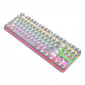 Проводная механическая клавиатура Bajeal K200 с RGB подсветкой белого цвета