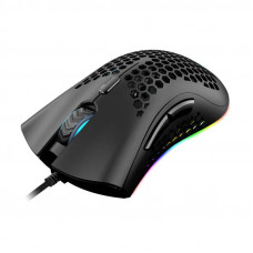 Проводная мышь с RGB подсветкой черного цвета