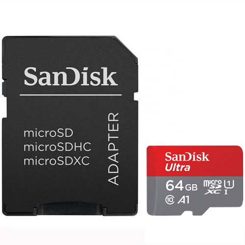 Флеш накопитель SanDisk 64GB MicroSDXC UHS-I/10