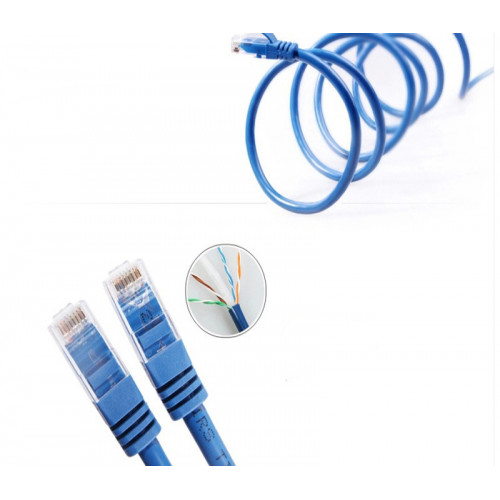 Gigabit Ethernet Blue 10 metrlik LAN şəbəkə kabeli
