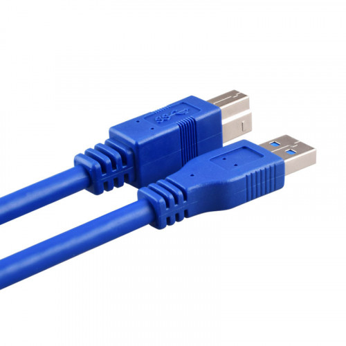 SuperSpeed ​​USB 3.0 ABM / M dəstəkli sütrətli printer kabeli