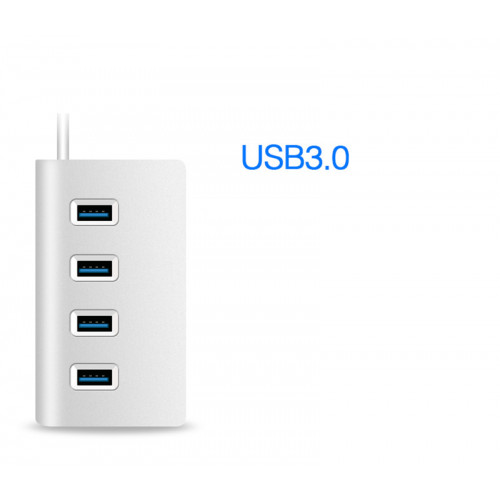 Компьютерный белый расширитель USB HUB 3.0 на 4 портов
