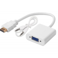 Переходник HDMI M - VGA F + Audio Переходник HDMI M - VGA F + Audio