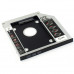 Универсальный SATA Caddy box 12.7 мм для SSD HDD жесткого диска серебристого цвета