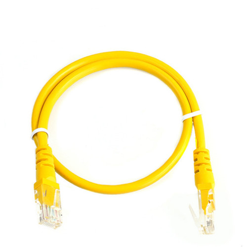 Sarı rəngli Ethernet 10 metrlik LAN şəbəkə kabeli