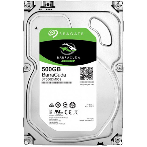 Toplayıcı HDD Seagate BarraCuda 500GB 3.5"
