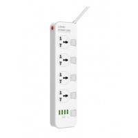 Şəbəkə filtri LDNIO 4 USB 4 Socket (SC4408)