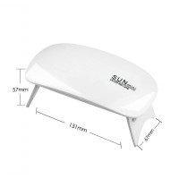 Manikür üçün ağ rəngli mini lampa Manikür üçün ağ rəngli mini lampa