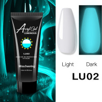 Dırnaq qaynağı üçün firüzəyi rəngli neon akril gel
