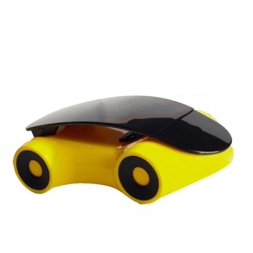Avtomobil formasında sarı rəngli mobil telefon tutacağı