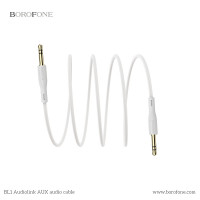 Borofone BL1 AUX Soundlink ağ rəngli audio kabel Borofone BL1 AUX Soundlink ağ rəngli audio kabel
