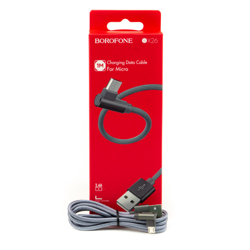 Borofone BX26 черный кабель USB на Type-C 2.4 А