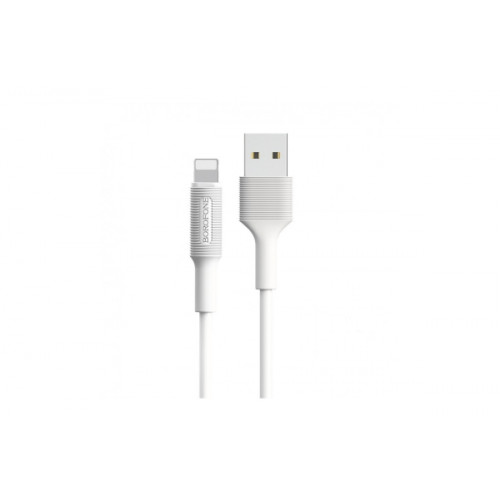 Borofone Wind BX1 USB - Lightning / Apple 2A 1m ağ rəngli kabel