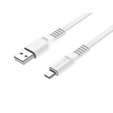 Borofone Wind BX1 белый кабель USB на Micro 2A 1m Borofone Wind BX1 белый кабель USB на Micro 2A 1m