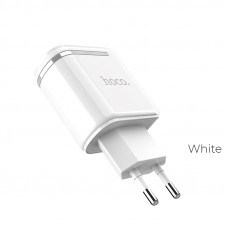 Hocо C39A Зарядное устройство на 2 USB с экраном ( белое ) Hocо C39A Зарядное устройство на 2 USB с экраном ( белое )