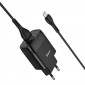 Hoco C72Q QC3.0 зарядное устройство с кабелем USB на Micro