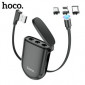 Hoco S50 магнитный USB для Lightning ( Apple ) / Micro / Type-C ( черный )