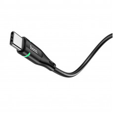 Hoco U93 кабель с индикатором USB на Type-C ( черный ) Hoco U93 кабель с индикатором USB на Type-C ( черный )