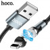 Hoco U94 USB - Lightning ( Apple ) 340 dərəcə dönə bilən maqnitli kabel
