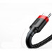 Baseus 3A 50 sm USB - Type-C qırmızı kabel