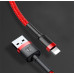 Baseus Fule 2,4A 1m USB - Lightning / Apple qara kabel