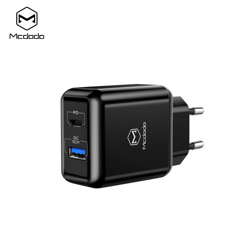 Mcdodo TC-061PQ зарядное устройство QC + PD USB + Type-C 18W ( черный )