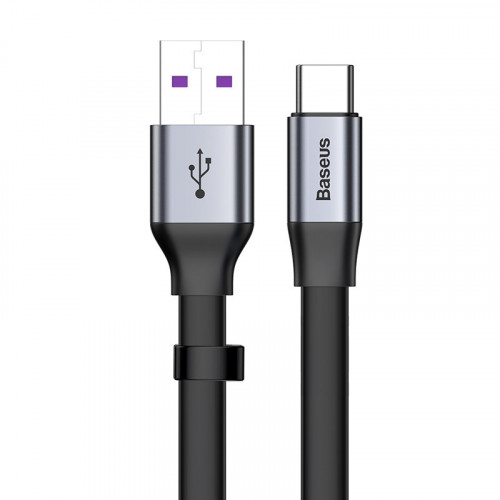 Серый кабель для быстрой зарядки Baseus simple HW flash USB на Type-C