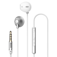 Ağ rəngli 3.5mm başlıqlı naqil ilə Baseus Encok H06 qulaqlığı Ağ rəngli 3.5mm başlıqlı naqil ilə Baseus Encok H06 qulaqlığı