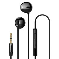 Qara rəngli 3.5mm başlıqlı naqil ilə Baseus Encok H06 qulaqlığı Qara rəngli 3.5mm başlıqlı naqil ilə Baseus Encok H06 qulaqlığı